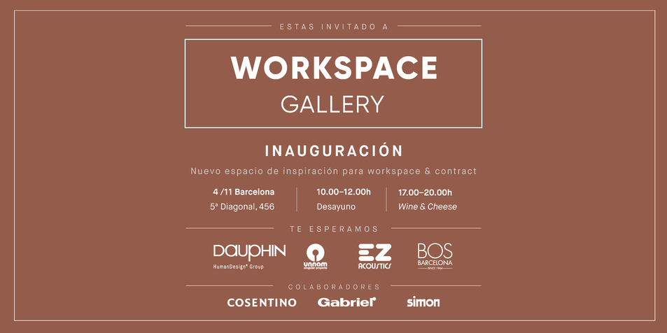 WORKSPACE GALLERY abre sus puertas en Barcelona: un nuevo espacio para el diseño y la inspiración