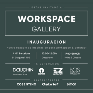 WORKSPACE GALLERY abre sus puertas en Barcelona: un nuevo espacio para el diseño y la inspiración