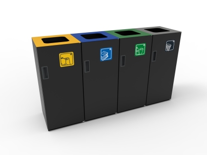 papelera puerta frontal