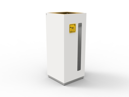 papelera minimalista