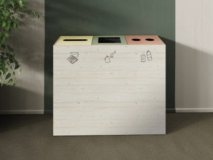 papeleras de reciclaje