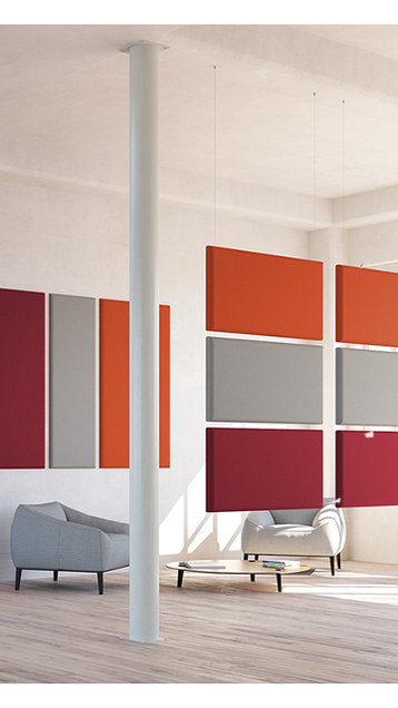 panel fonoabsorbente colgante unnom