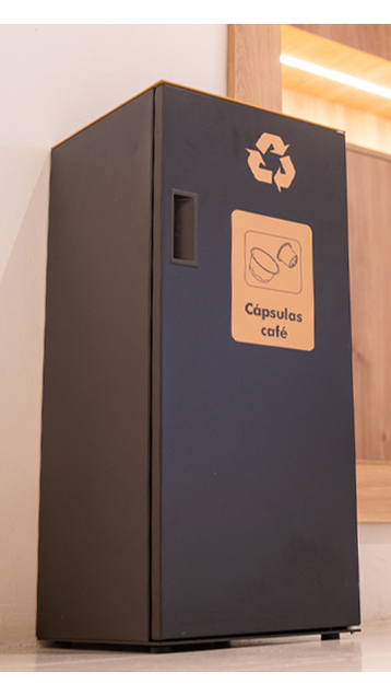 contenedor kra reciclaje capsulas de cafe