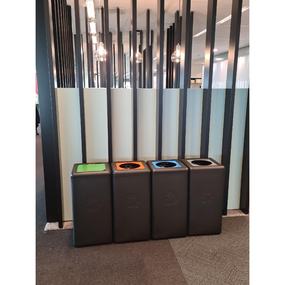 papelera reciclaje oficina eco unnom