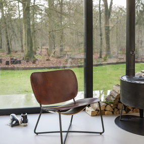 silla lounge cuero