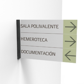 Señalética banderolas