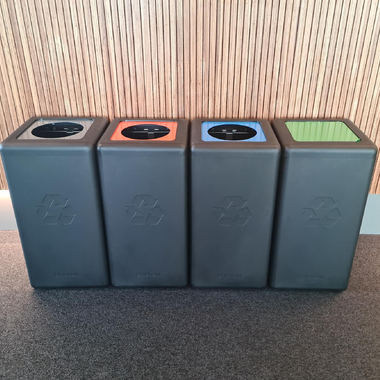 papelera reciclaje oficina ecco unnom