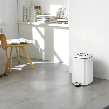papelera con pedal step unnom