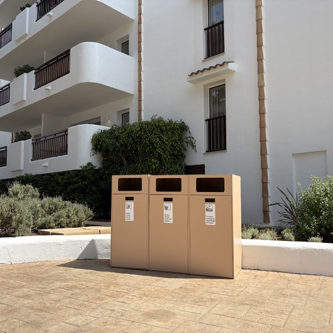 papeleras de reciclaje exteriores