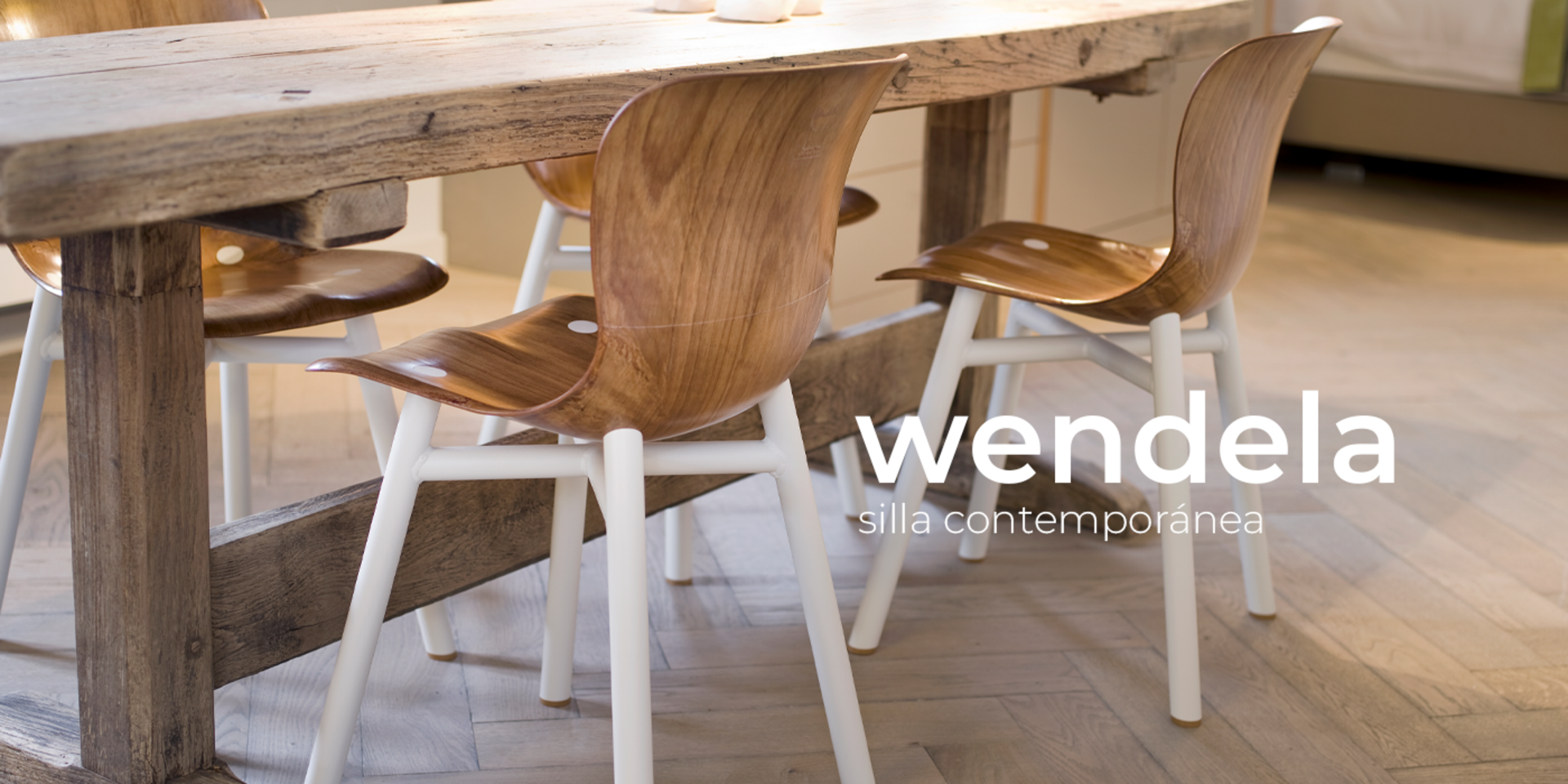 silla madera restaurante comoda ligera compacta contemporánea