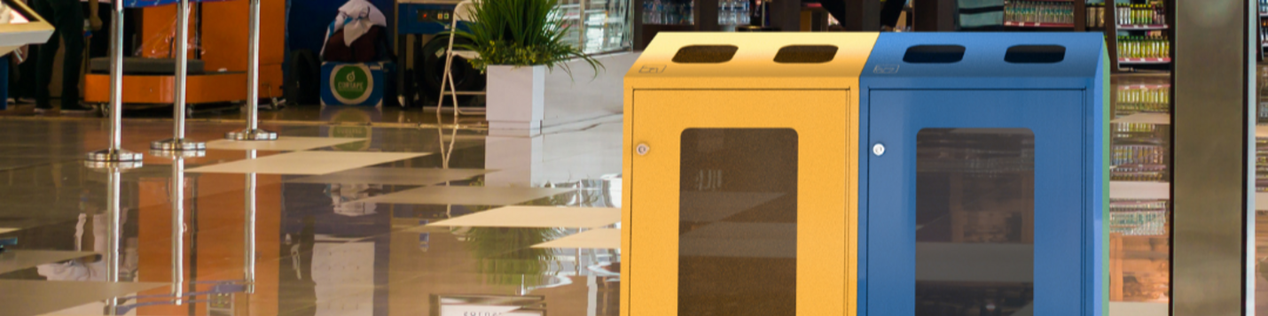 Diseño y fabricación de papeleras contract