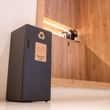 papeleras cápsulas de café unnom