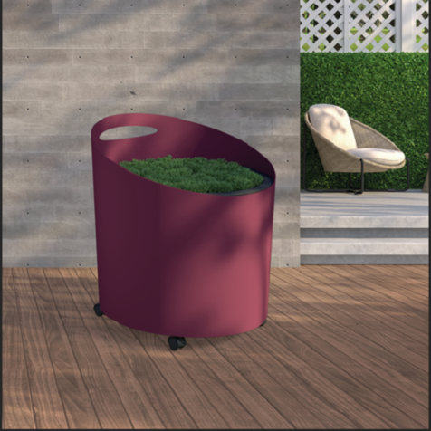 Diseño y fabricación de jardineras contract