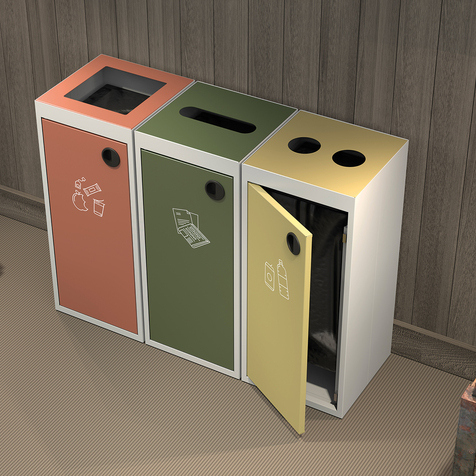 Diseño y fabricación de papeleras contract