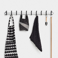 perchero de pared de aluminio