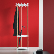 perchero de pie sticks round con doce ganchos