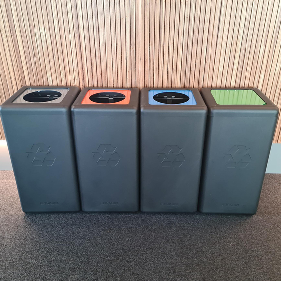 papelera reciclaje oficina ecco unnom