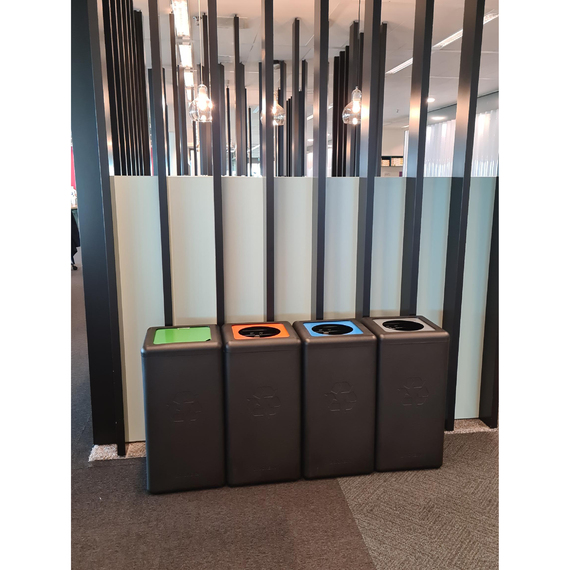 papelera reciclaje oficina eco unnom