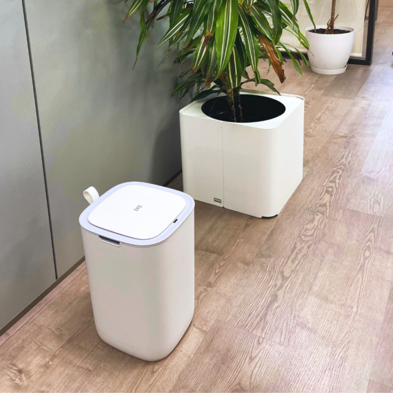 papelera con pedal sensor step unnom