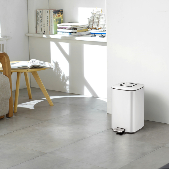 papelera con pedal step unnom
