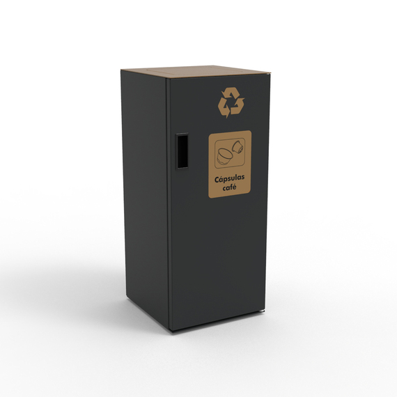 recycling container for coffee capsules kra unnom