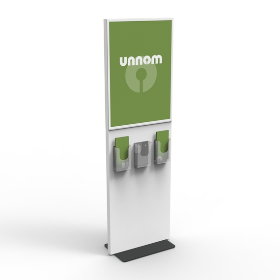 standing display stand information tea unnom