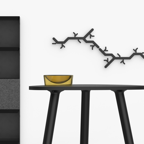 perchero tree hooked para pared forma de arbol