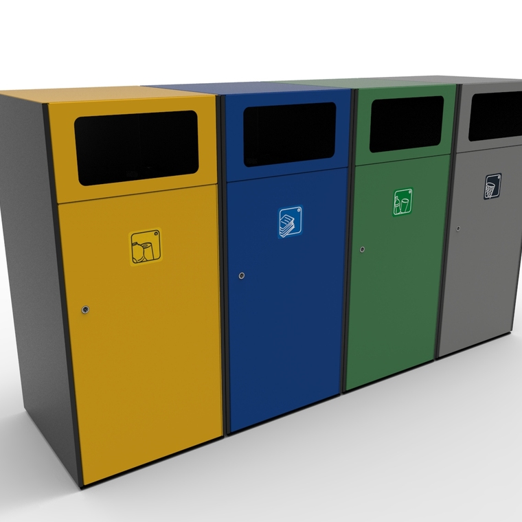 large capacity recycling bin kra unnom