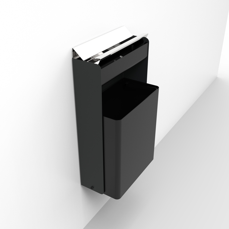 wall mounted waste bin with ashtray visnu unnom