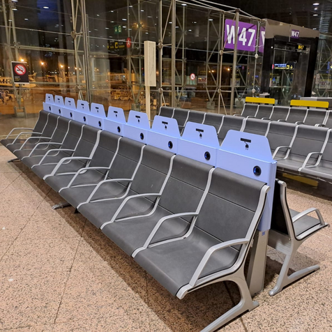 Equipamiento para espacios de alto tránsito de personas