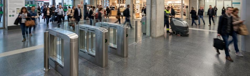 Equipamiento para espacios de alto tránsito de personas